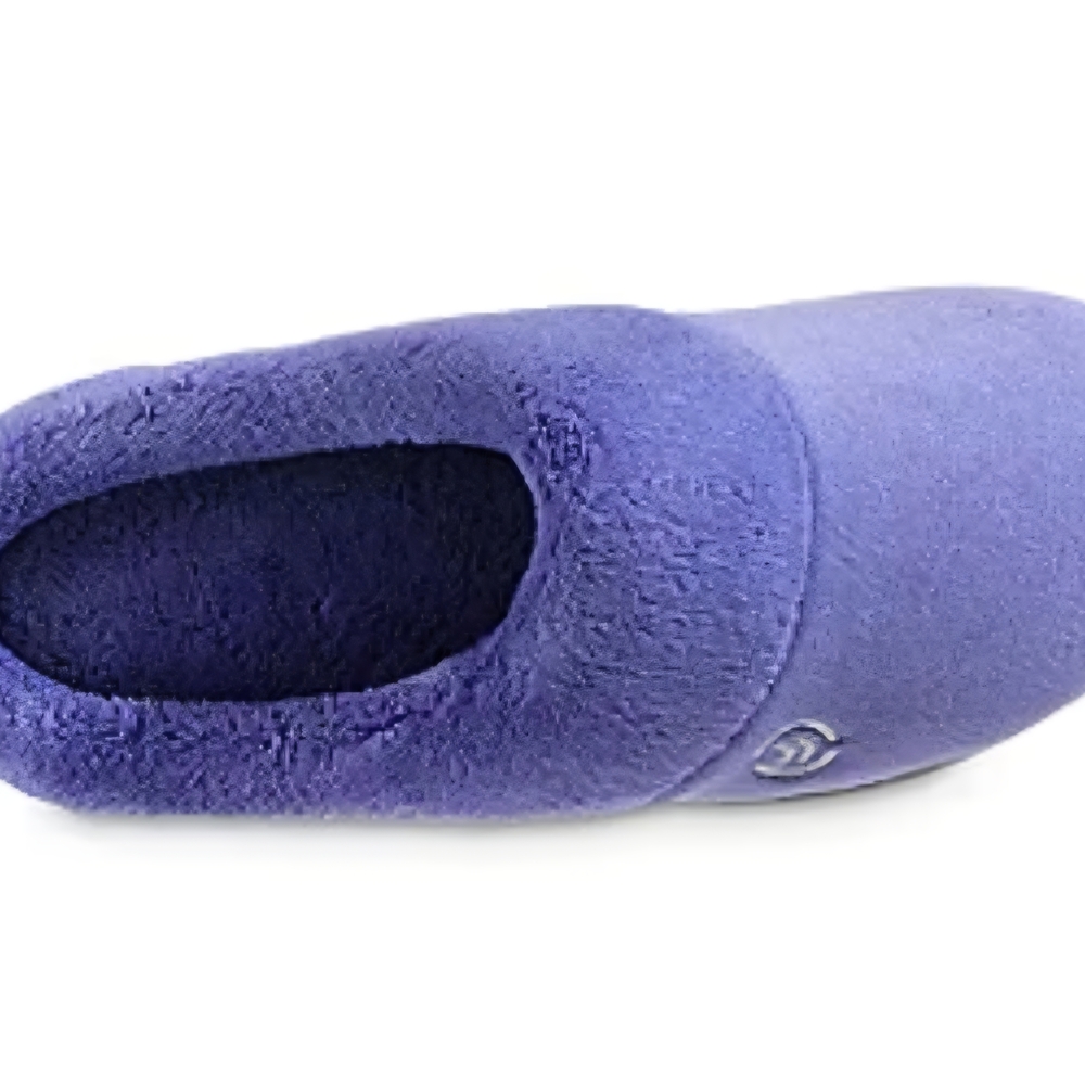 Isotoner® Mixed Microterry Hoodback Clog Slippers - Picture 4 of 6